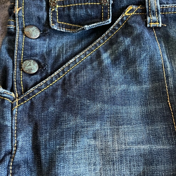 AKS Denim jumpers 
Waist 32
Length 36
Crotch 10 - Picture 5 of 6